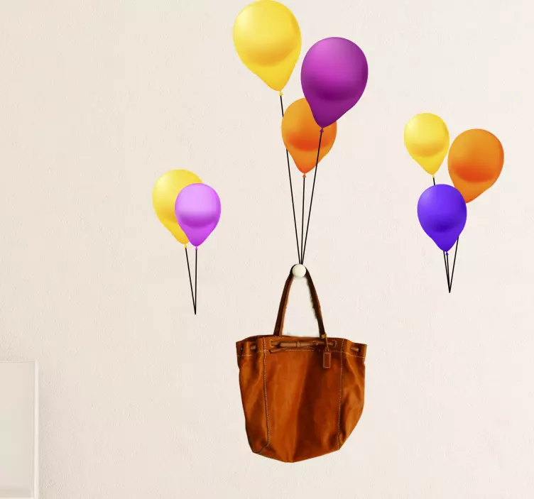 Spalvingų balionų ekspozicija renginio lipdukas - „Tenstickers“