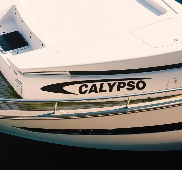 Sporto laivas vadinamas "Gintaras". Jūrinės lipdukas - „Tenstickers“