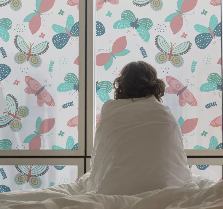 Stiklo lipdukai drugeliai lango lipdukas - „Tenstickers“