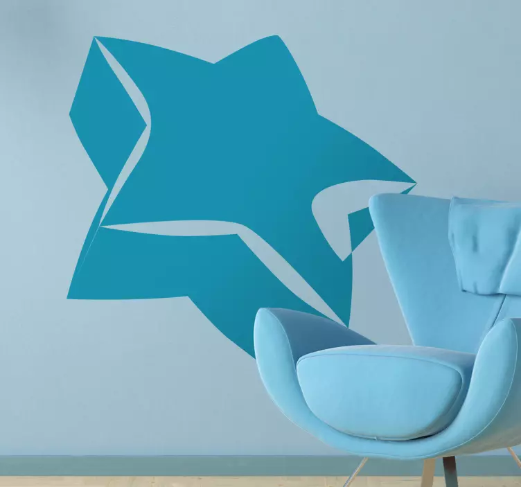 Stilinga geometrinė forma geometrinis lipdukas - „Tenstickers“