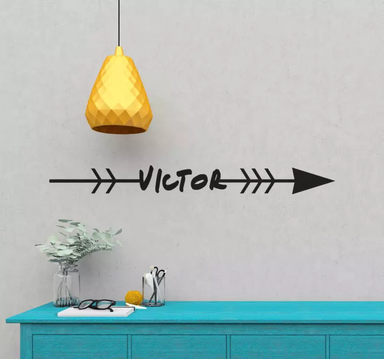 Suasmeninta rodyklės kryptis motyvacinis lipdukas - „Tenstickers“