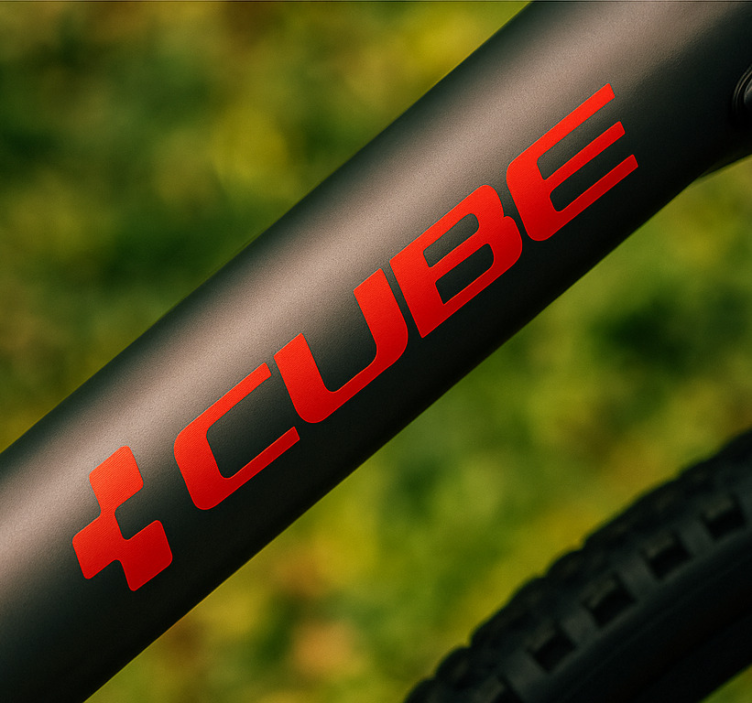 Suasmenintas dviračio logotipas lipdukai dviraciams - „Tenstickers“