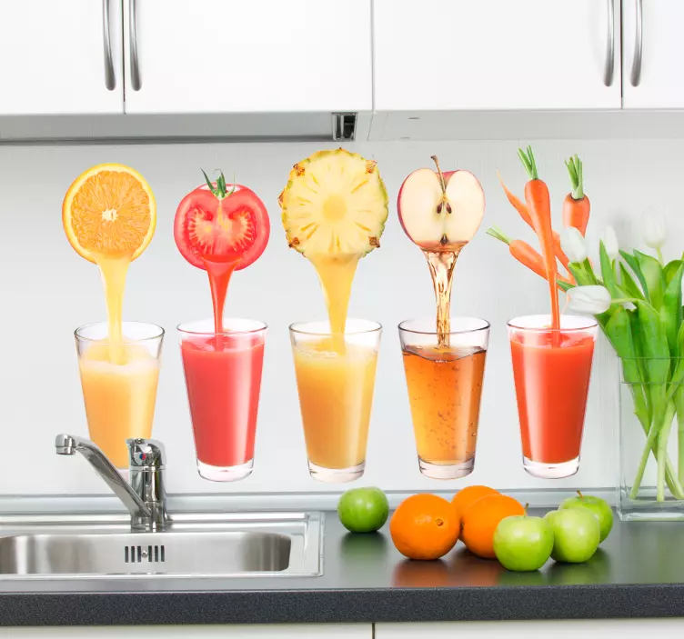 Sulčių virtuvės lipdukas - „Tenstickers“