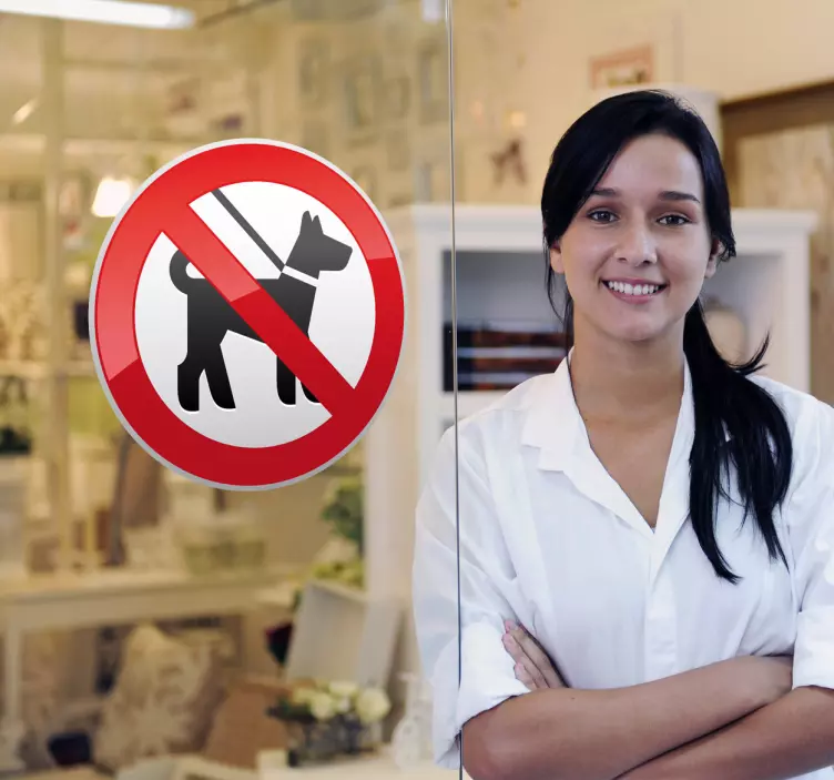 šunims draudžiamo ženklo lipdukas - „Tenstickers“