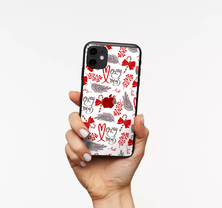 Kalėdinės sienų lipdukas Šventinės nuotaikos džiaugsmas - „Tenstickers“