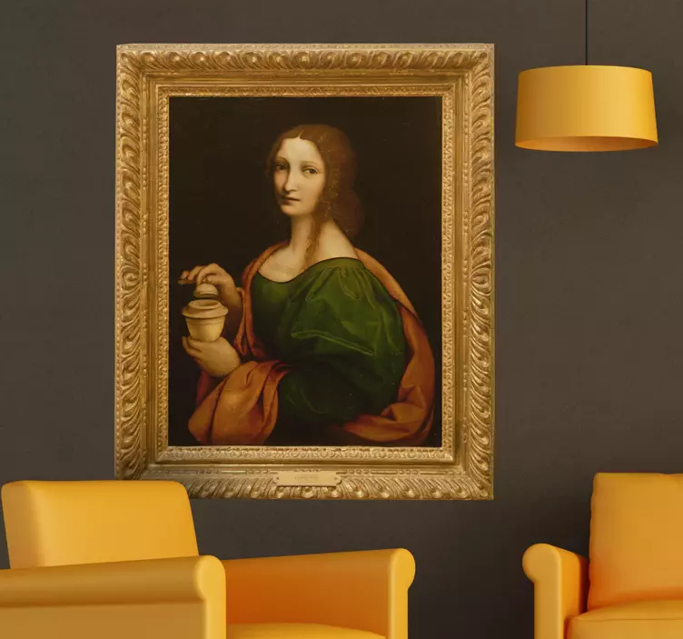 šventosios mary magdalena giampietrino dailės lipdukas - „Tenstickers“