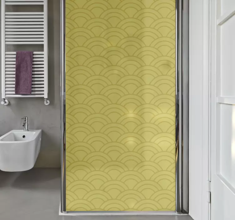 šviečiantis pantone modelio dušo durų lipdukas - „Tenstickers“