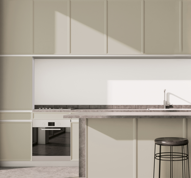 šviesiai smėlio spalvos lakštas virtuvės lipdukas - „Tenstickers“