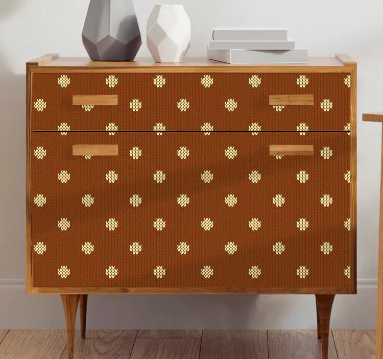 Taškuotas motyvas baldų lipdukas - „Tenstickers“