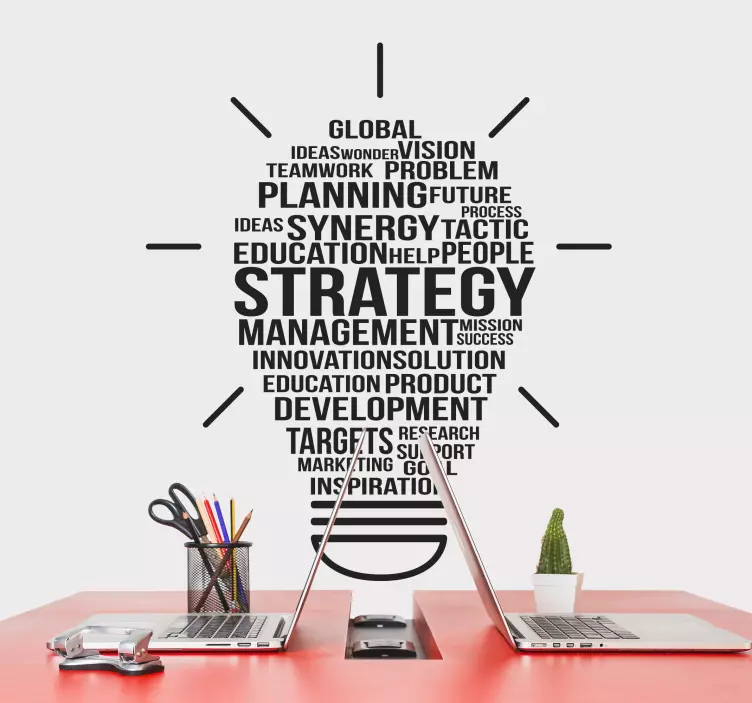 Tekstinis sienų lipdukas kūrybinių idėjų rinkinys - „Tenstickers“