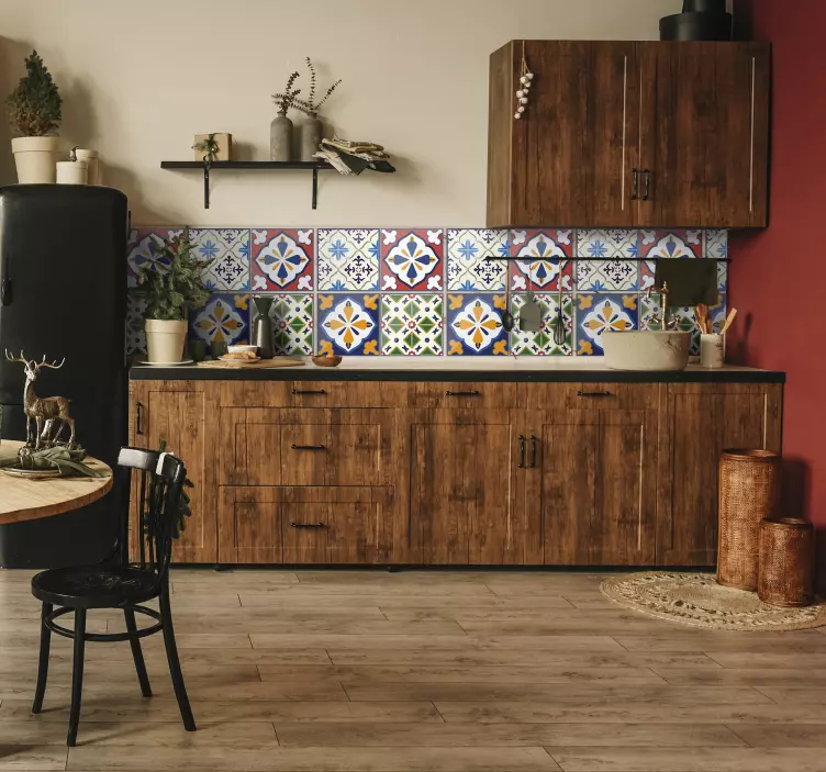 Tipiškų portugališkų plytelių lipdukas - „Tenstickers“