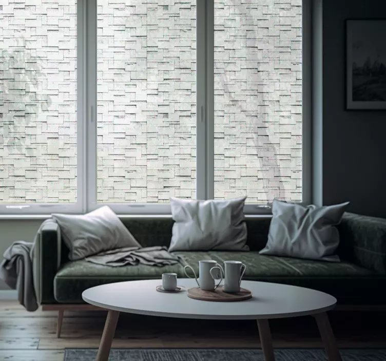 Translucidinė tekstūra lipdukas ant stiklo - „Tenstickers“