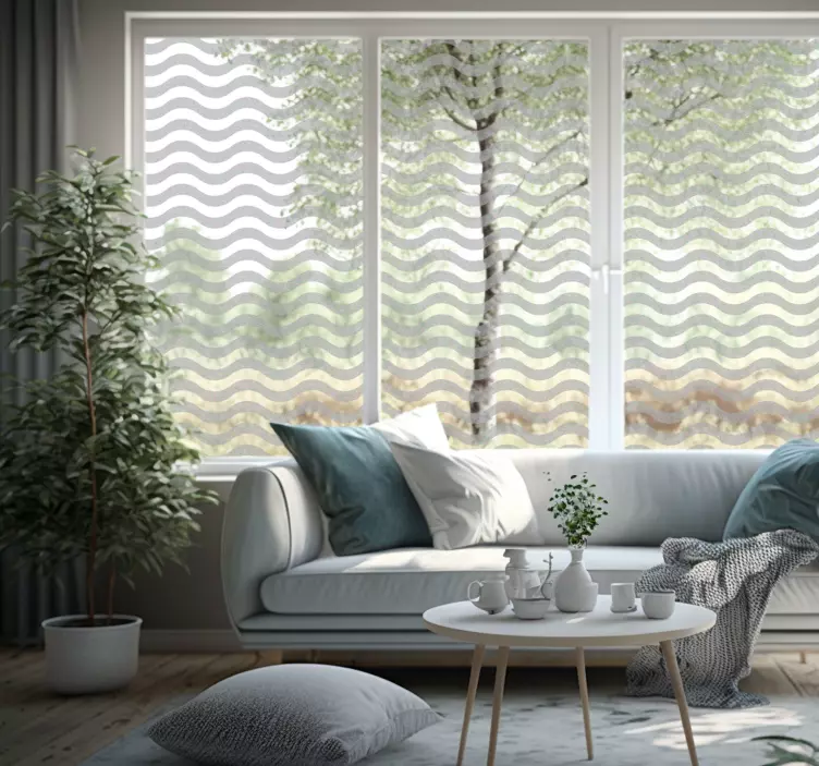 Translucidus bangos lipdukas ant stiklo - „Tenstickers“