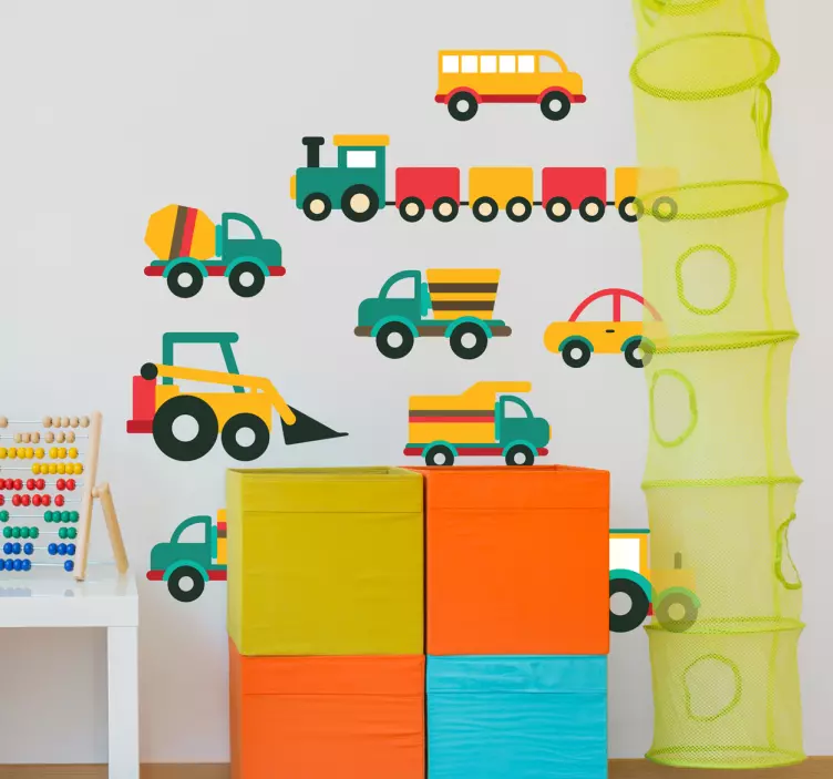 Transporto priemonių animuotas vinilo lipdukas - „Tenstickers“