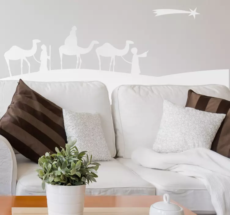 Trijų karalių sienos lipdukas - „Tenstickers“