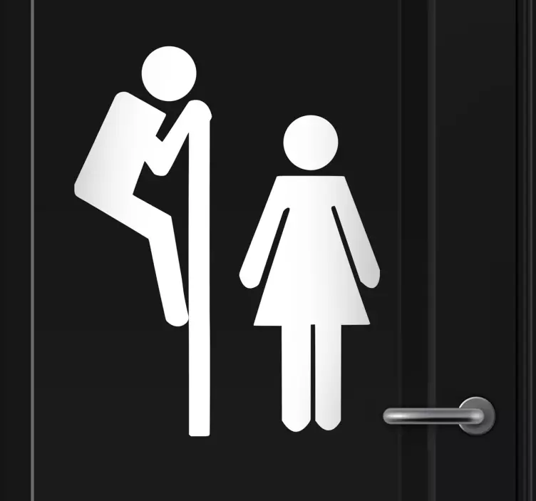 Tualeto žvilgsnio vonios lipdukas - „Tenstickers“