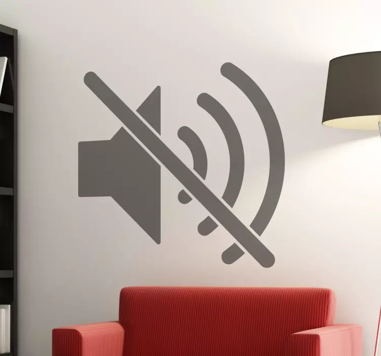 Tylos simbolio sienos lipdukas - „Tenstickers“