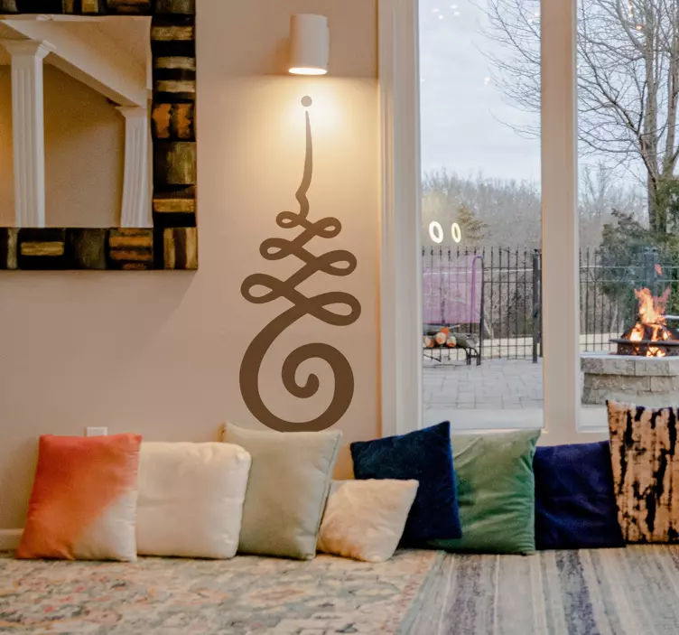 Unalome simbolio tapetų lipdukas - „Tenstickers“