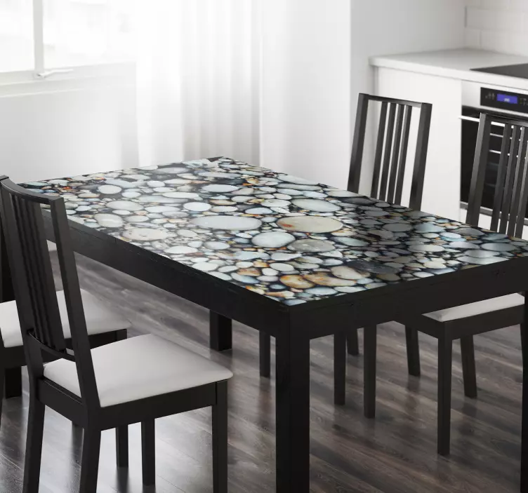 Upės akmenų baldų lipdukas - „Tenstickers“