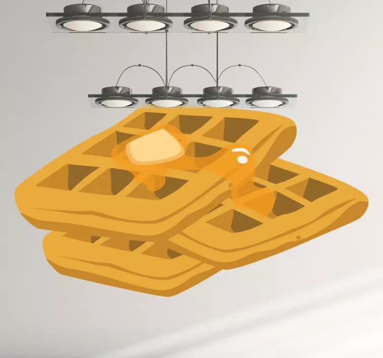 Vaflių deserto animuotasis paveiksliukas - „Tenstickers“