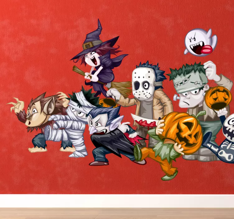 Vaiduoklių ir monstrų vaikams animuotasis paveiksliukas - „Tenstickers“