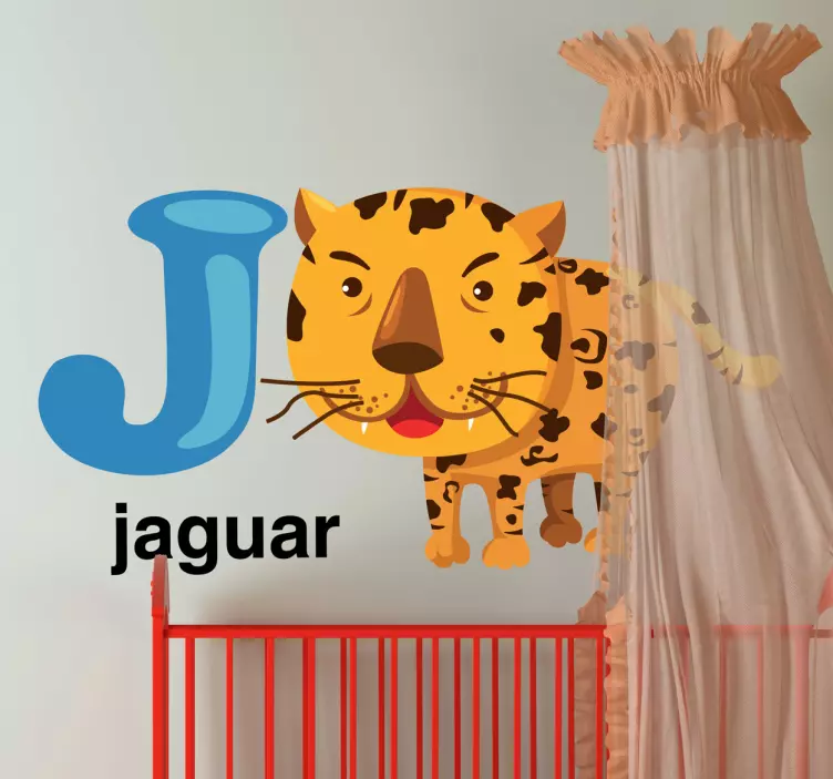 Vaikų laiško j animuotasis paveiksliukas - „Tenstickers“