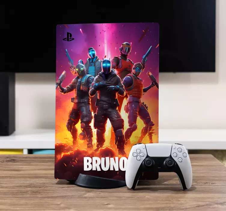 Vaizdo žaidimų mūšis ps5 lipdukas - „Tenstickers“