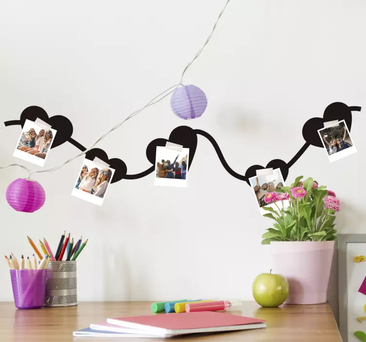 Valentino su nuotrauka meilės lipdukas - „Tenstickers“