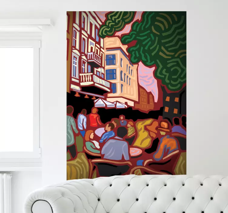 Van gogho impresionistų tapybos meno lipdukas - „Tenstickers“