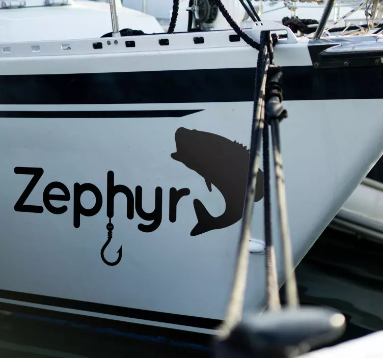 Vėžti ir žvejotiMaudytis ir žvejoti asmeninis lipdukas sienas - „Tenstickers“