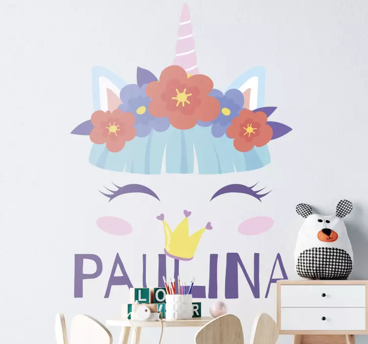 Vienaragis su gėlių galvos juostele - „Tenstickers“