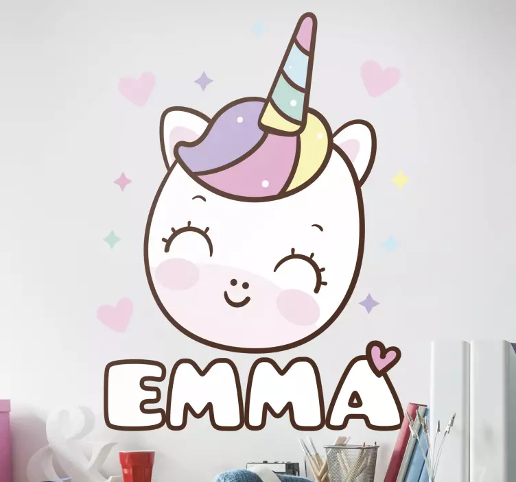 Vienaragis su pavadinimo pasakos lipduku - „Tenstickers“