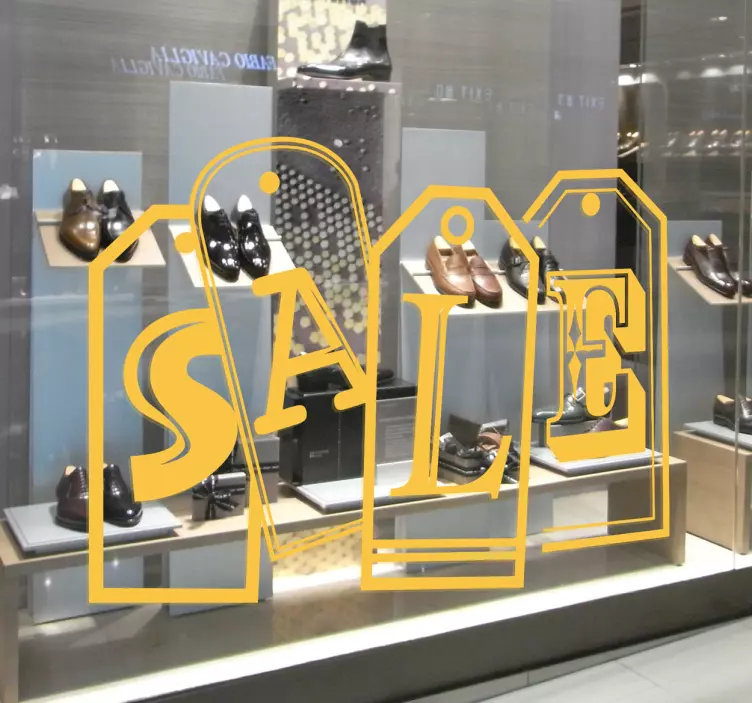 Vitrinos pardavimo lipdukas - „Tenstickers“