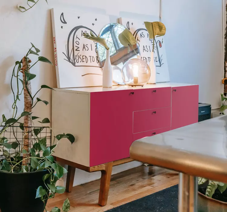 Viva purpurinė baldų lipdukas 3600 - „Tenstickers“