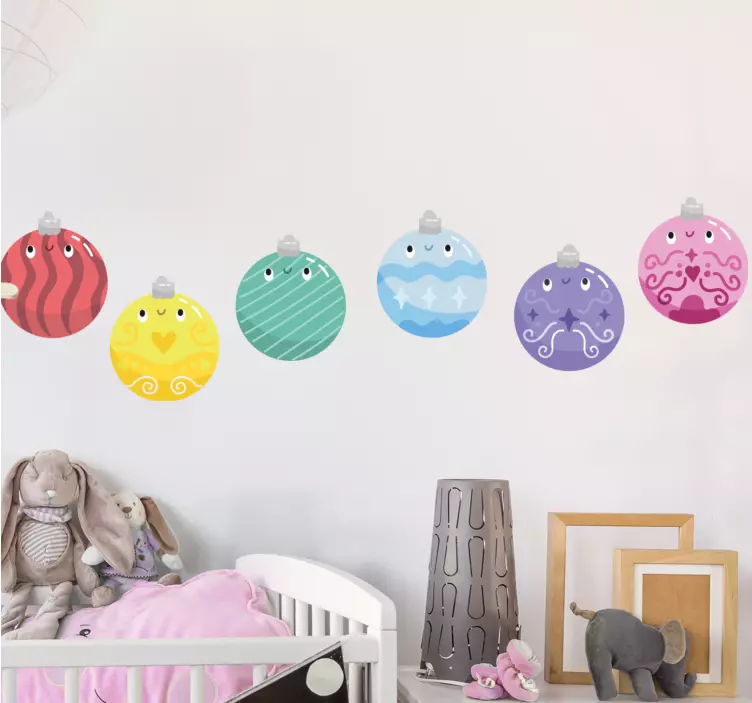 žaismingas ornamentų rinkinys renginio lipdukas - „Tenstickers“