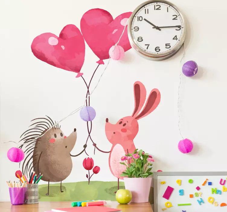 žavingi gyvūnų draugai naminių gyvūnėlių lipdukas - „Tenstickers“