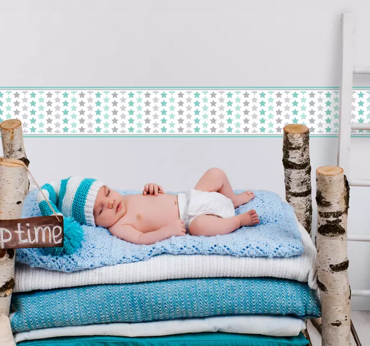 žvaigždžių balkonų sienos rėmelis - „Tenstickers“