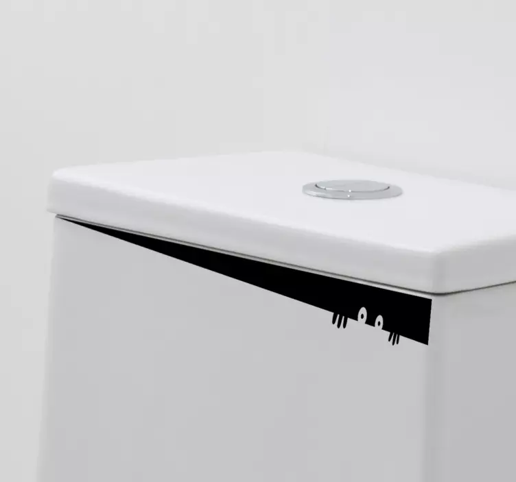 žvilgtelkite į tualeto vonios sienos lipduką - „Tenstickers“