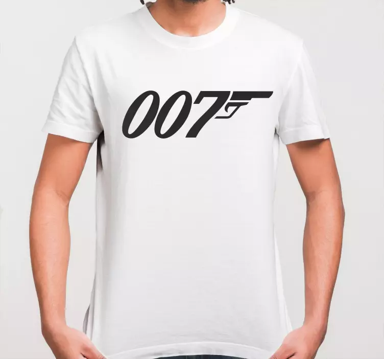 007 james bond užsakyti marškinėliai - „Tenstickers“
