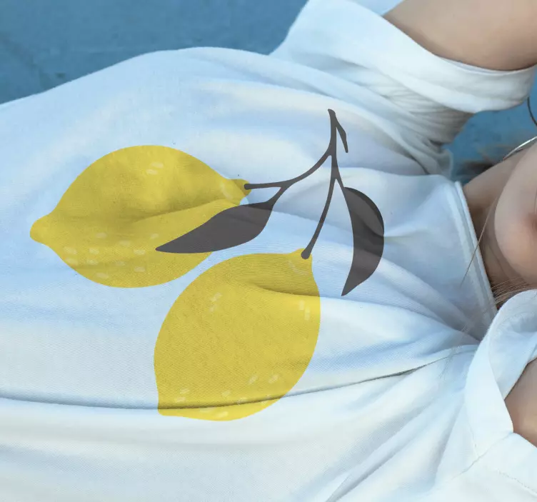 Tropinių citrinų marškiniai - „Tenstickers“