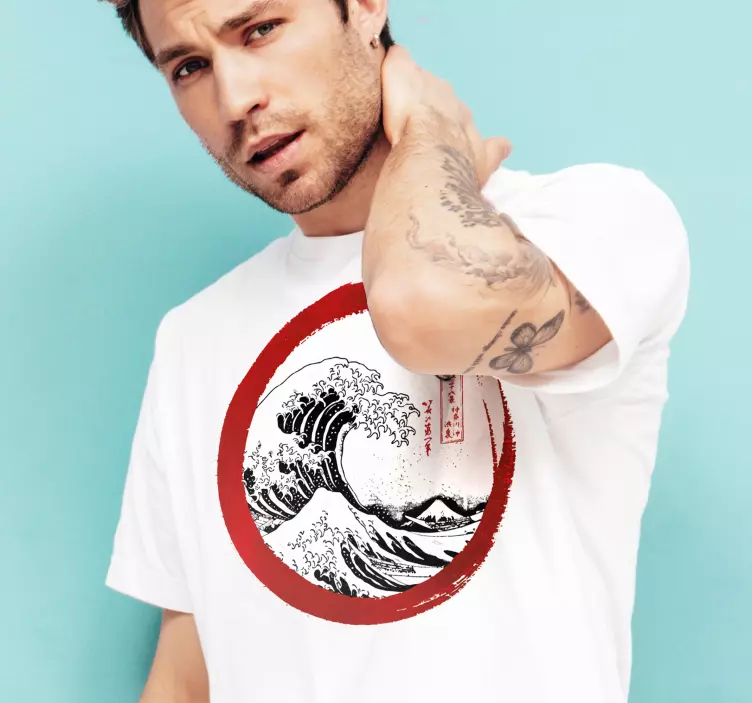 Didžioji kanagavos marškinėlių banga - „Tenstickers“