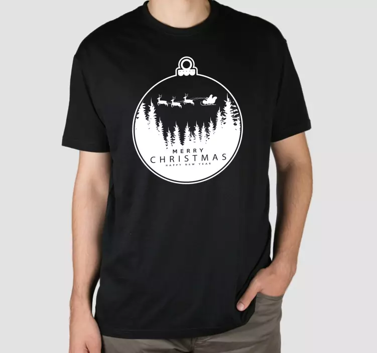 Rogių papuošalas kalėdinė marškinėlė - „Tenstickers“