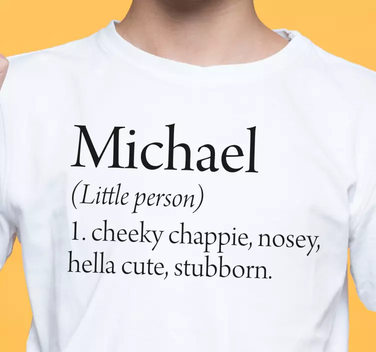 Mažo žmogaus vaikų marškinėliai - „Tenstickers“