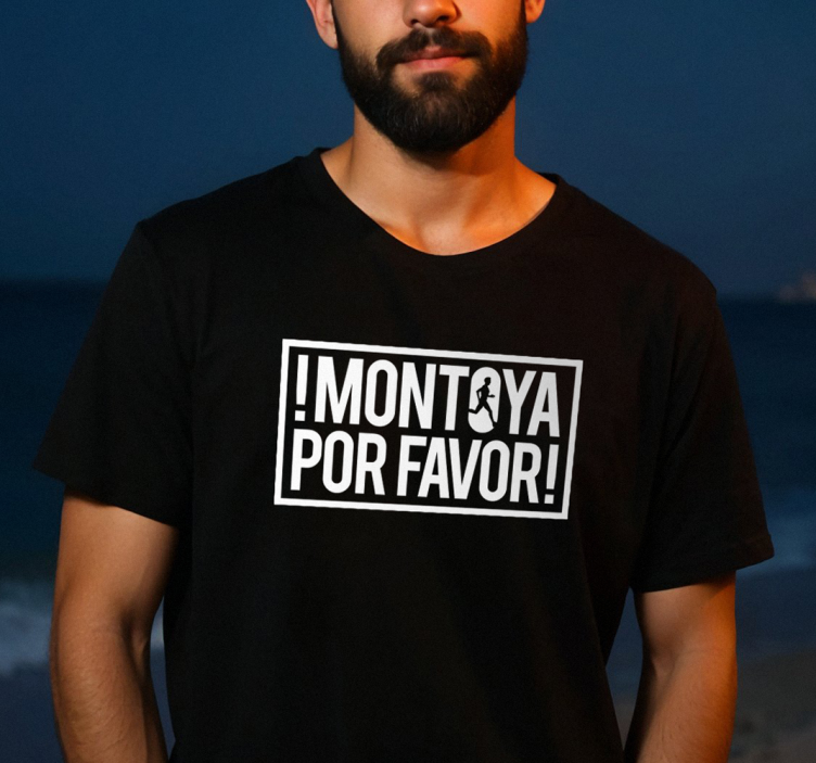 montoya por favor marškiniai - „Tenstickers“