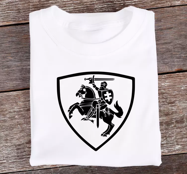 Vytis lietuvos emblema nestandartiniai marškinėliai - „Tenstickers“