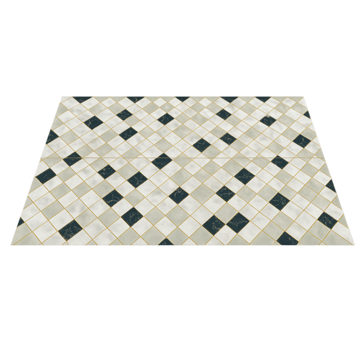 Cemento plytelės pilkos spalvos vinilinis kilimas svetainei - „Tenstickers“