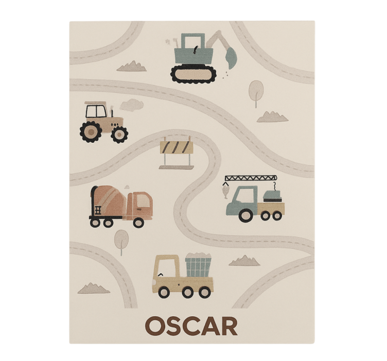 Nestandartinė smėlio spalvos konstrukcija vinilinis kilimėlis - „Tenstickers“