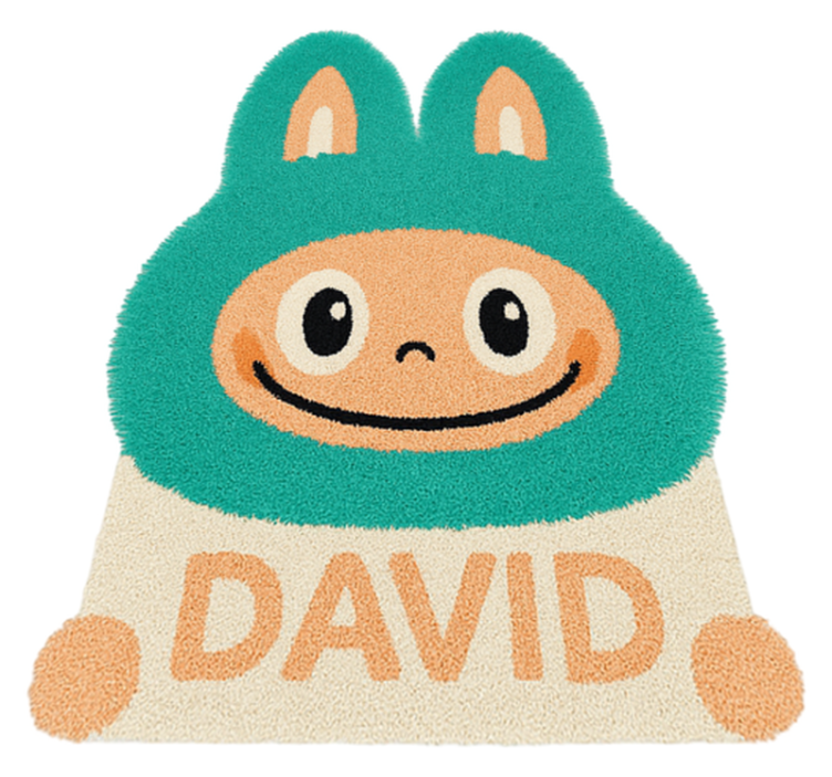 Pagal užsakymą turkio spalvos labubu vinilinis kilimėlis - „Tenstickers“