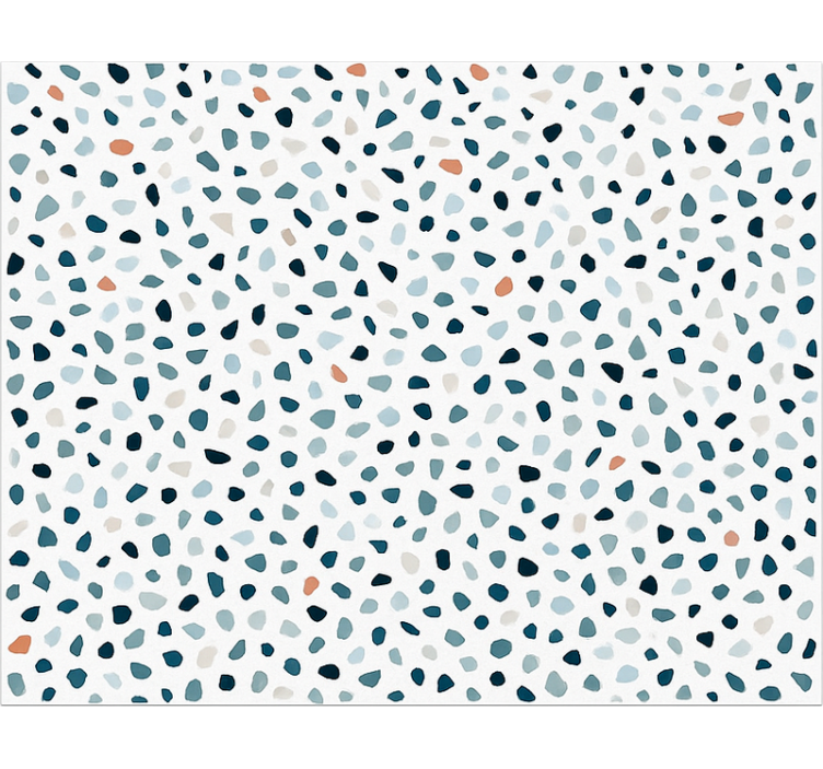 Maži spalvingi akmenėliai kilimas virtuvei - „Tenstickers“