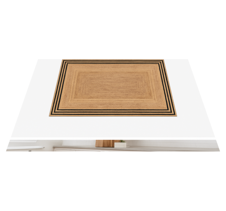 Kilimas virtuvei su natūralaus džuto tekstūra - „Tenstickers“